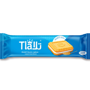 بسكويت تلا كسترد بنكهة القشطة