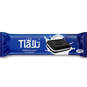 بسكويت تلا شوكولاتة محشي بكريمة الحليب