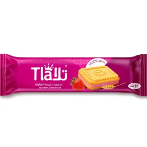 بسكويت تلا كسترد بنكهة الفراولة